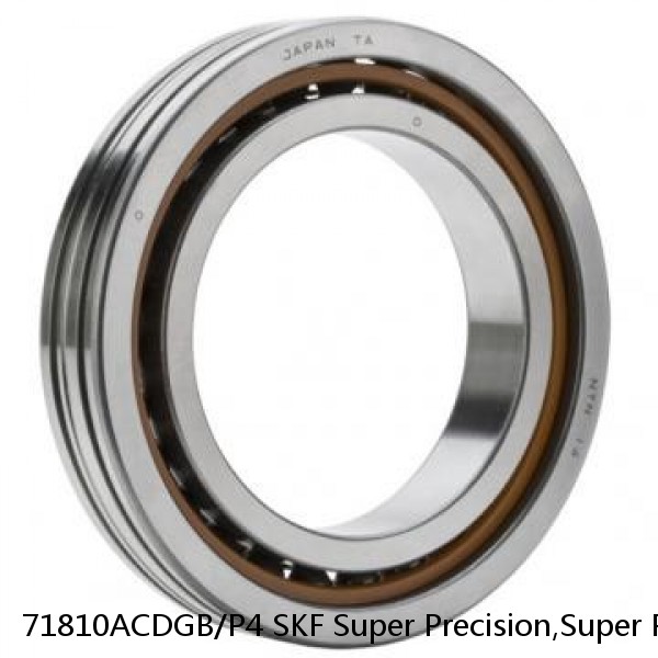 71810ACDGB/P4 SKF Super Precision,Super Precision Bearings,Super Precision Angular Contact,71800 Series,25 Degree Contact Angle