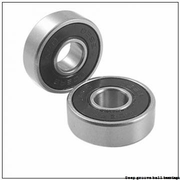 2 mm x 5 mm x 2.5 mm  skf W 638/2 X-2Z Deep groove ball bearings