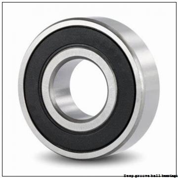 10 mm x 30 mm x 9 mm  skf W 6200-2RS1 Deep groove ball bearings